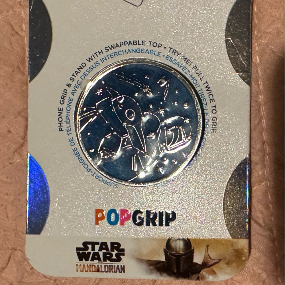 Star Wars Silver Phone Grip